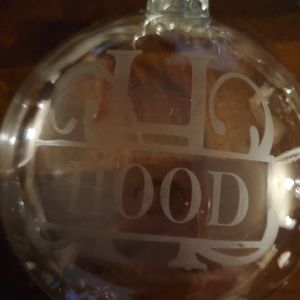 Personalized Glass Ornaments